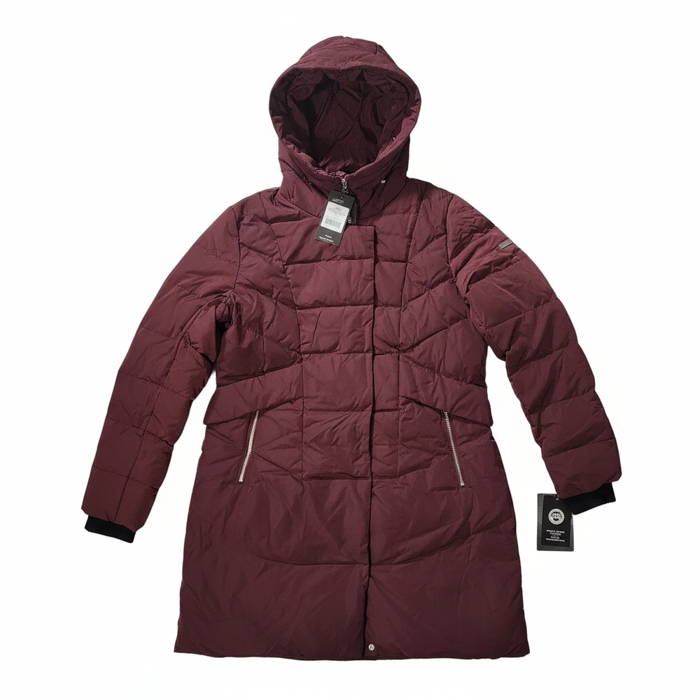 New London Fog Women's Quilted Duvet Down Winter Parka US M